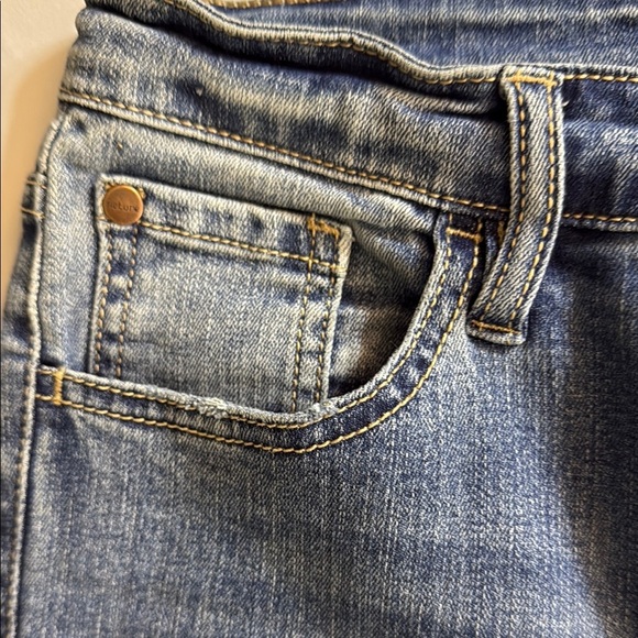 Blue Skinny Jeans with Distressed Details - Picture 4 of 8